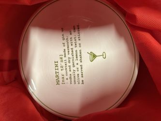 Plates Set Of 5 Bar Drink Recipe