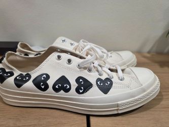 Converse x PLAY Comme des Garcons Chuck 70 Multi Heart - Men's 11.5 - Brand New