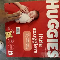 Huggies Newborn 128 diapers 