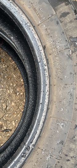 225/60R16 used pair Primewell