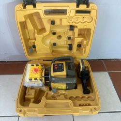 Topcon RL-H5A Horizontal Self-Leveling Rotary Laser w/ Receiver & Case