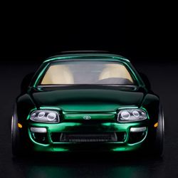 Hotwheels Toyota Supra Green, Targa Top