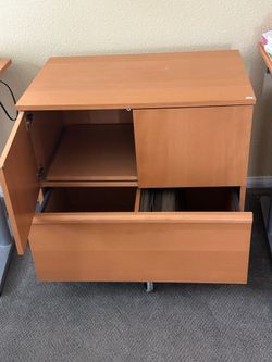 IKEA Printer stand with drawer and cabinet