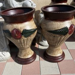 New Flower Pots Made Out Of Clay 