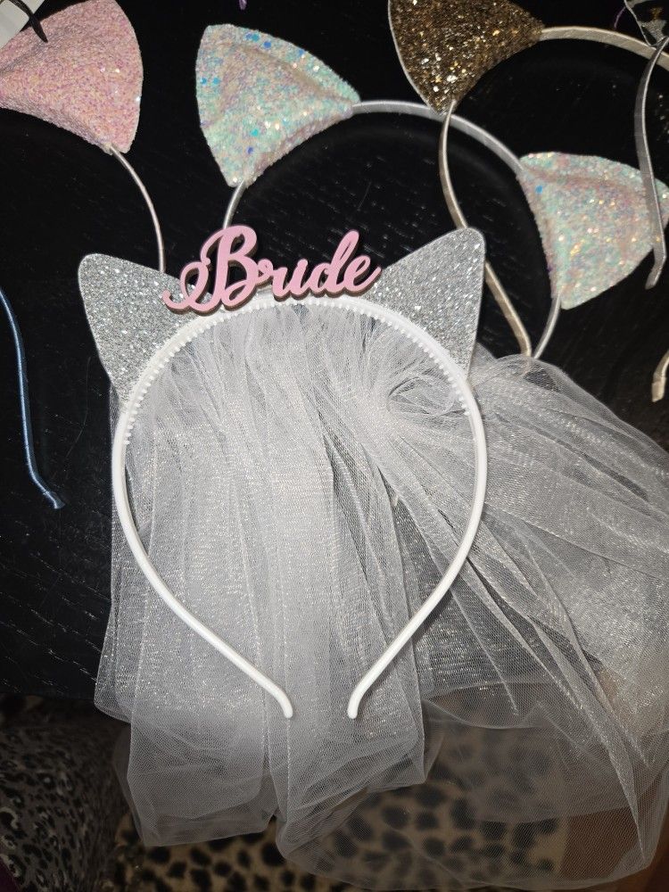 Bridal Party Cat Ears