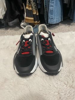 Fendi Flow Sneakers Black Red size 11 comes with bag