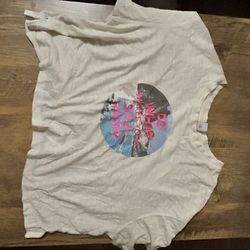 White crop top small