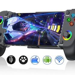 NinjaPlusOX Phone Controller for iPhone/Android with Hall Joystick, Wireless Controller for iPhone Support Xbox Game Pass, PlayStation, Steam Link, Ca