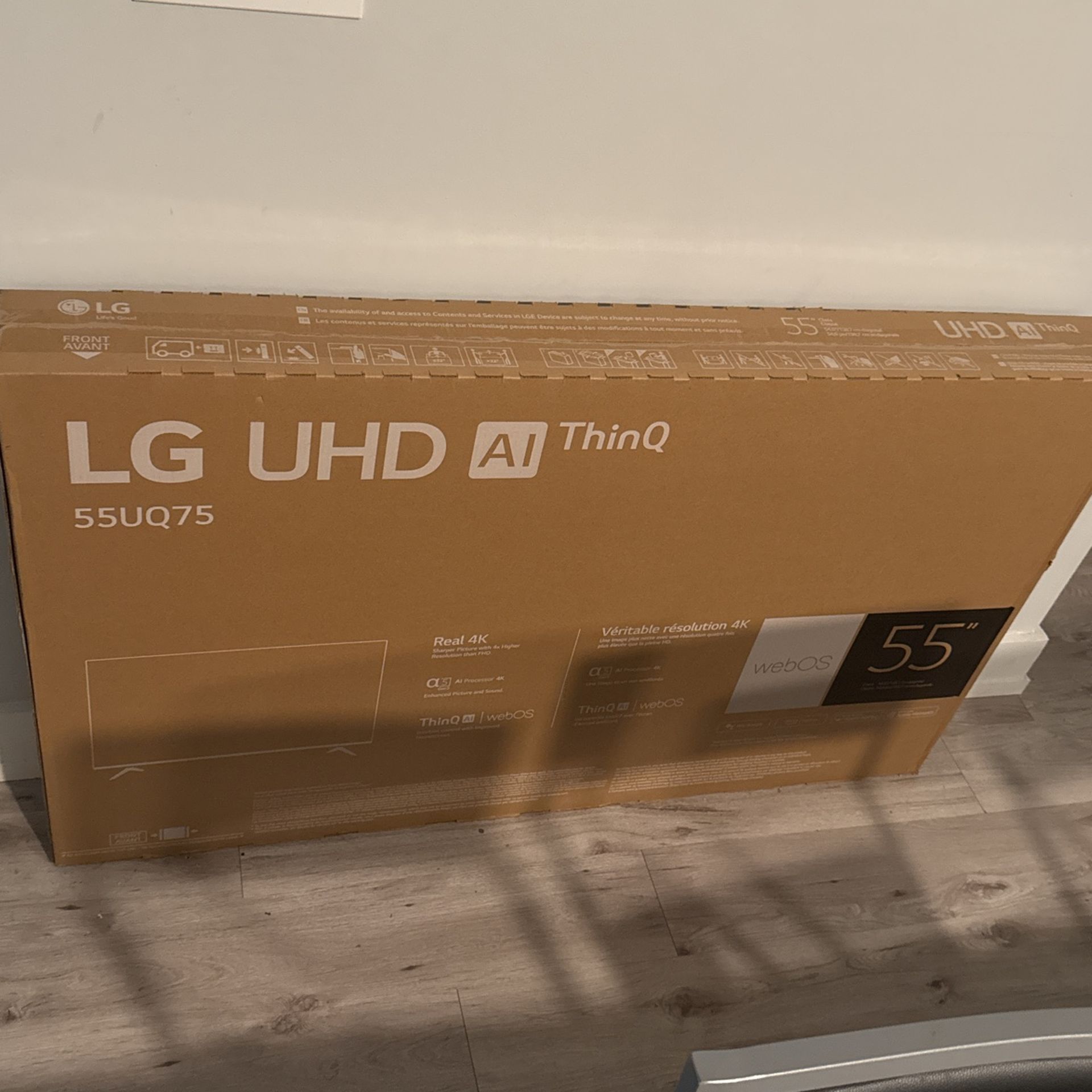 Brand New, Unopened/Sealed LG AI ThinQ 55 Inch Smart TV