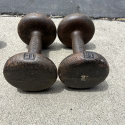 BFCO Hand Weights Dumbbell 2-15 Lbs  30lbs Total