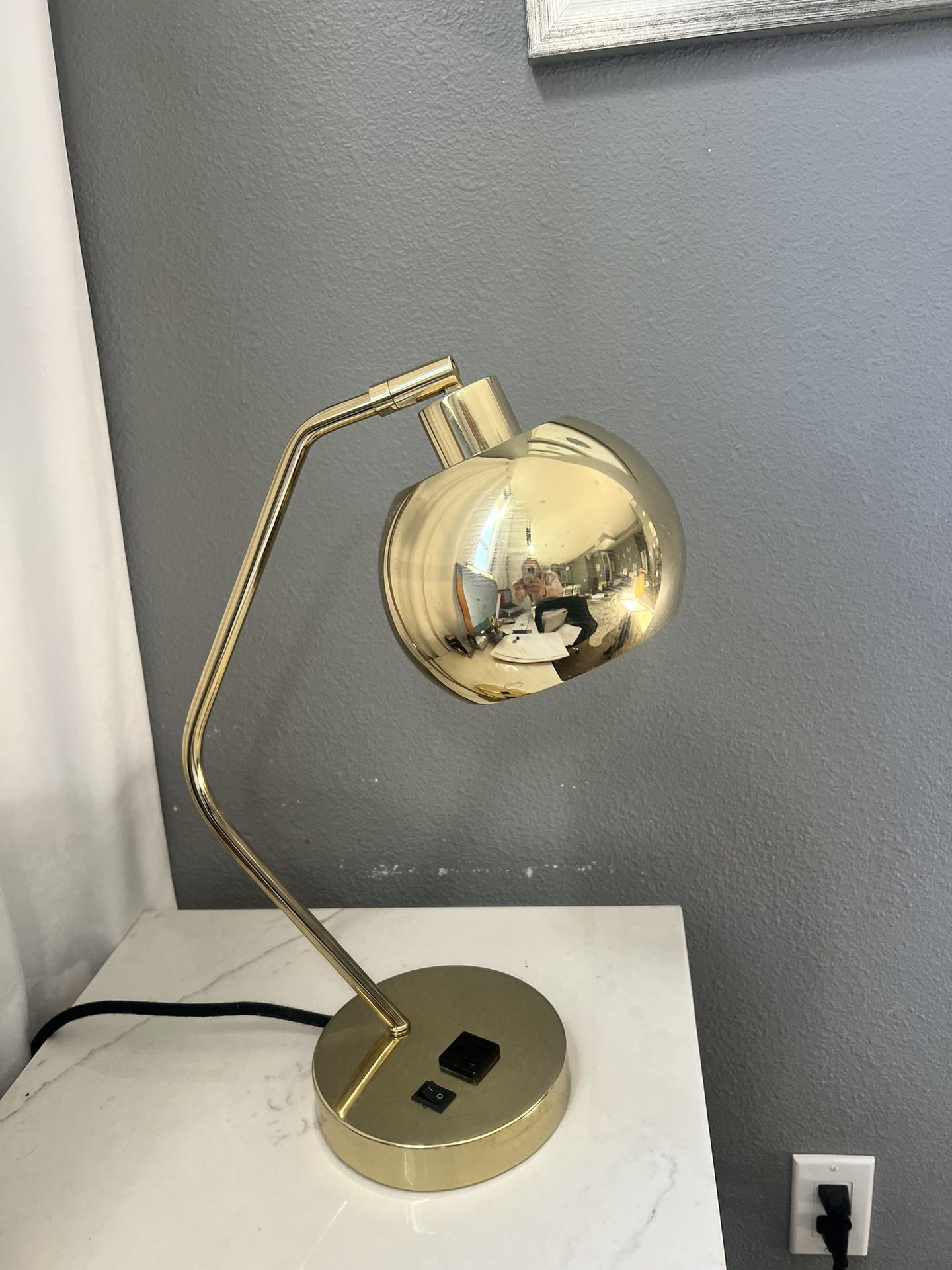 Gold Anthropologie Desk/Table Lamps