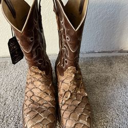 Cody James fish Scale Boots Size 9.5 brand new