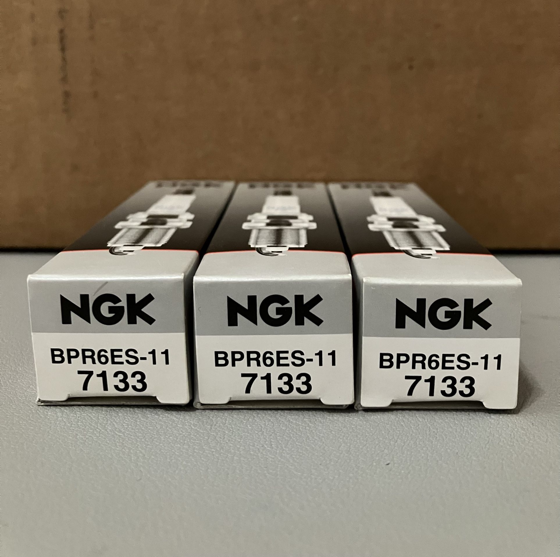 7133 BPR6ES-11 NGK Standard Series Spark Plugs - 3 Pack