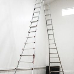 Little Giant skyscraper Aluminum eleven foot totwenty one foot ladder