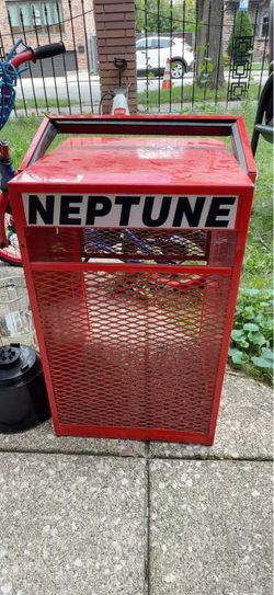 Industrial Metal Shell - Empty Ebac Neptune Chassis for DIY / Garage Decor / Prop
