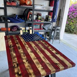 Rustic American Flag