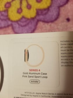 Apple watch series 4 44mm gold