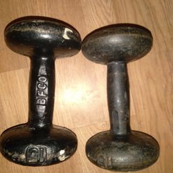 Pair of 15 Lb Dumbells