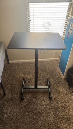 Adjustable Black 25 inch by 19 inch Desk