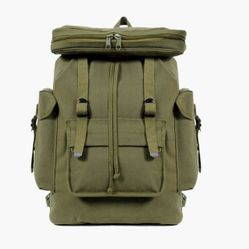 Military European Canvas Rusk Sack Olive Drab Bag/Backpack