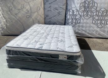 ✨Mattress Pillow Top 12” inches tall ✨ 🛏️All Sizes available  🟠Queen sizes $170 🟡Full sizes $150 🟢Twin sizes $130 🔵Cal king $280 🟣E. King $280 ?