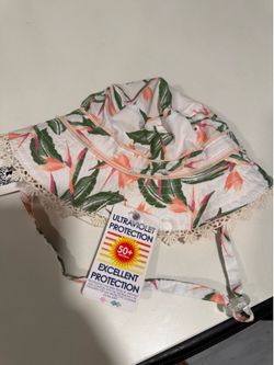 New girls sun protection hat