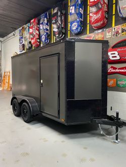 NEW 6x12 ENCLOSED TRAILER