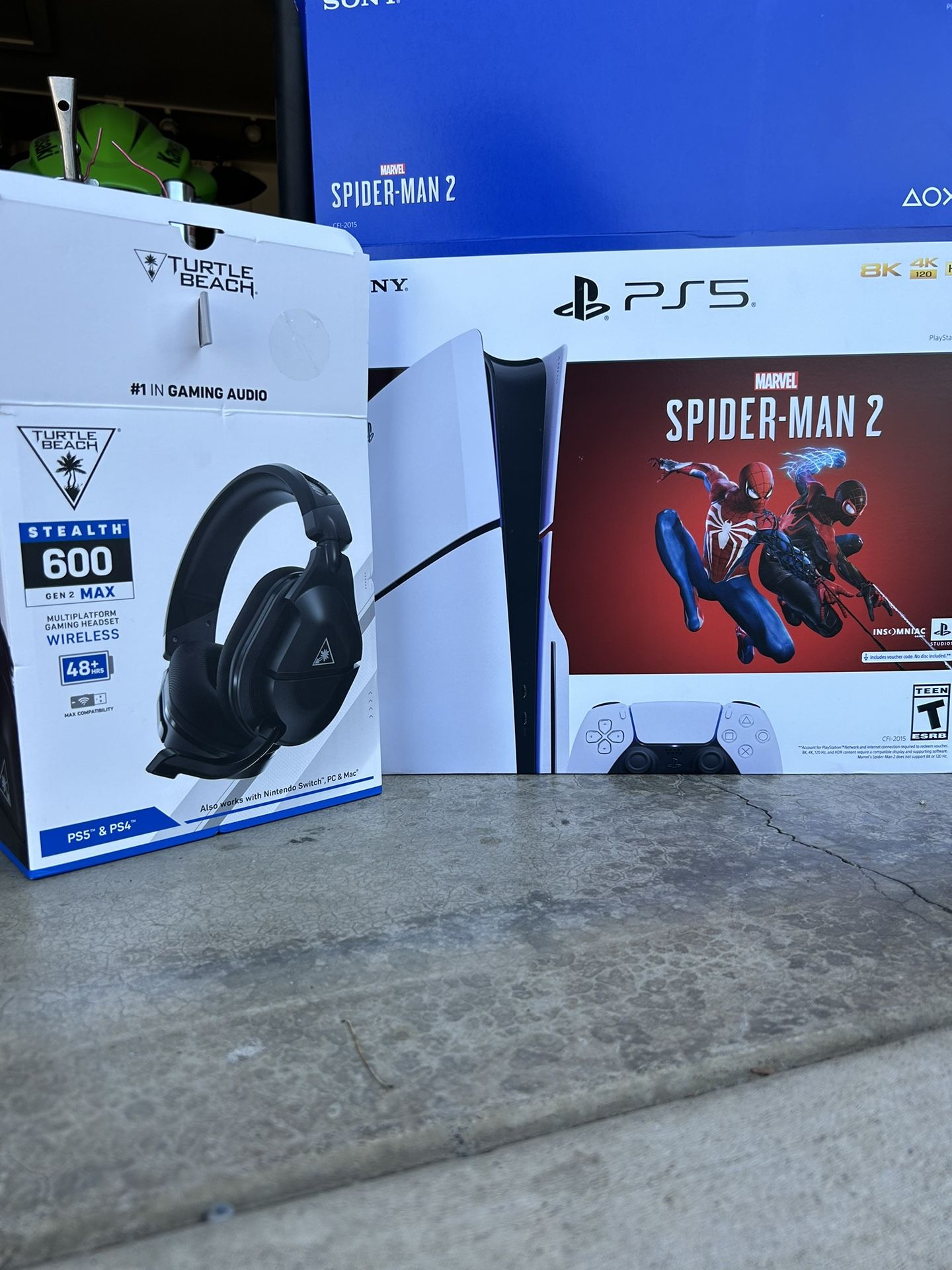 PS5 And headset 