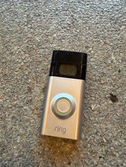 Ring Video Doorbell – Battery, Silver Faceplate