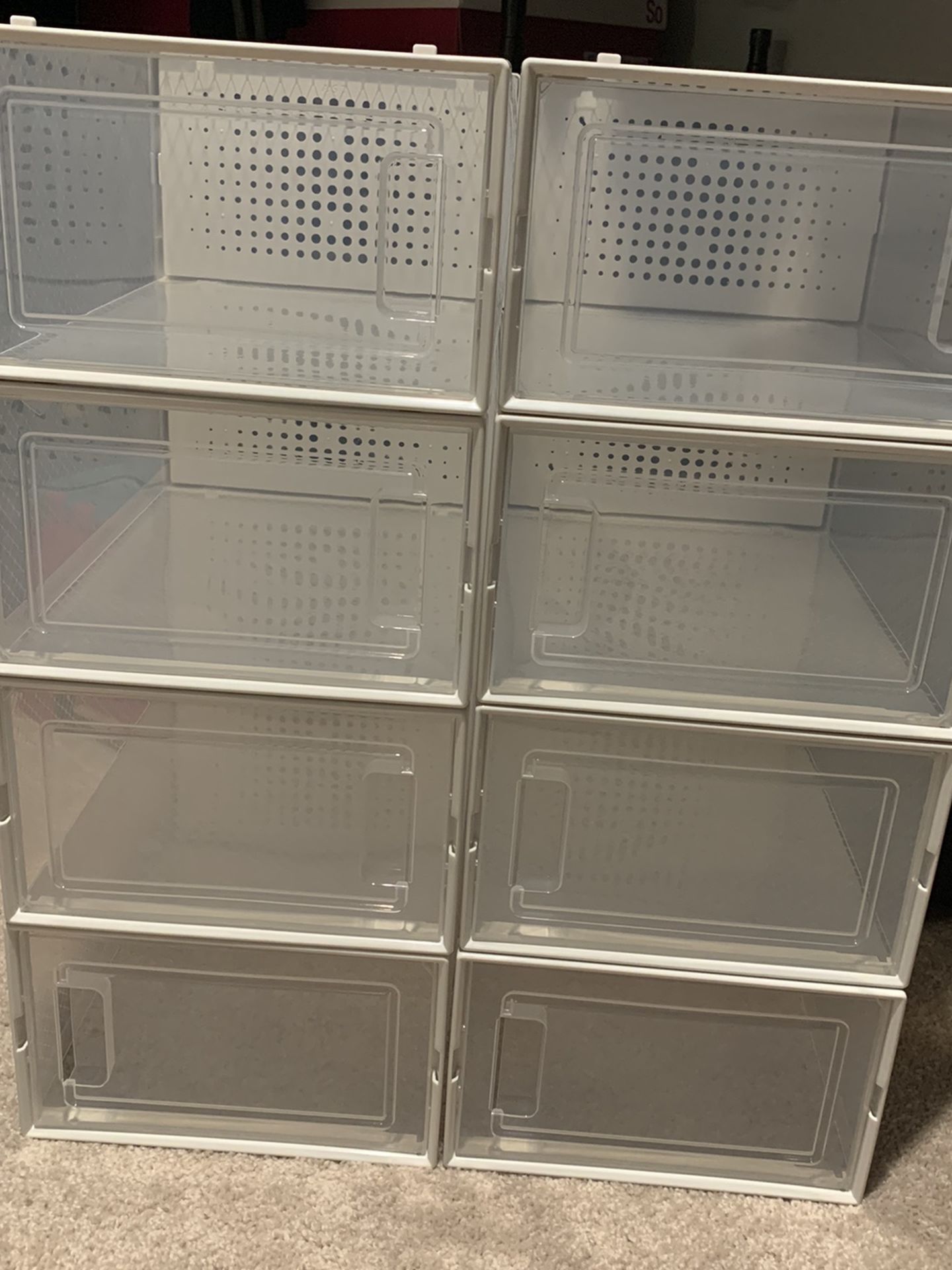 Plastic Shoe Boxes