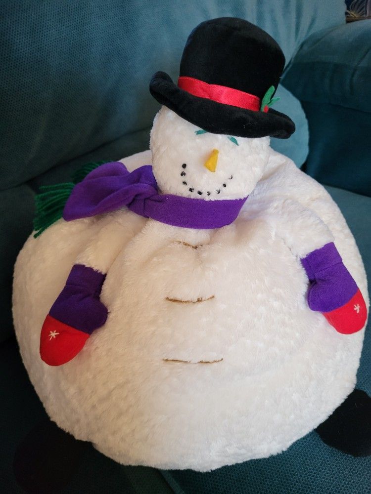 Fluffy Stuffed Snowman