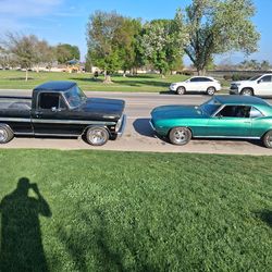 1967f100 and 1969 camaro