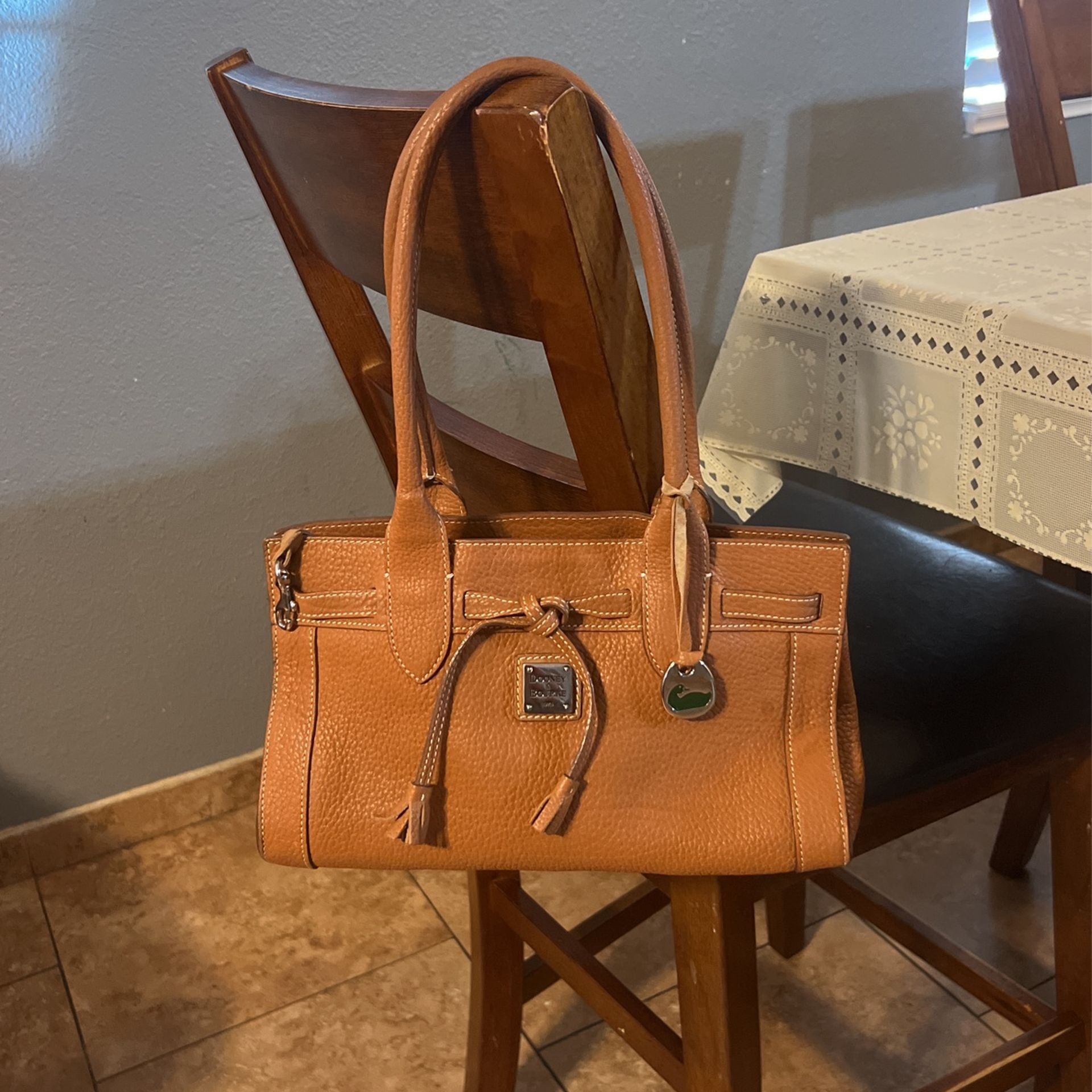 Donney & Bourke Brown Auténtic Leather Saddle Bag gorgeusy Good 👍🏻 