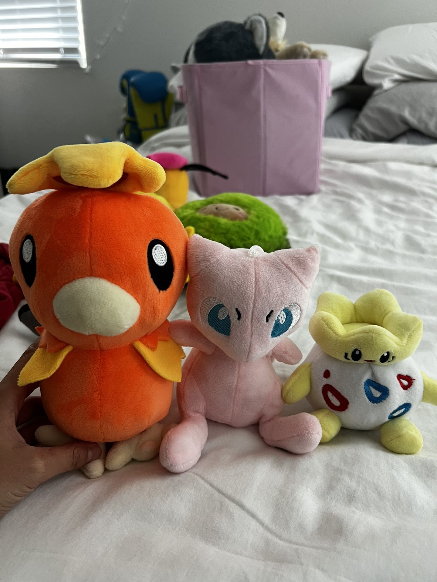 Pokemon Stuffed Animals Plushies Torchic Mew Togepi
