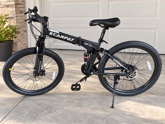 26 Inch Foldable Mountain Bike, 21 Speed