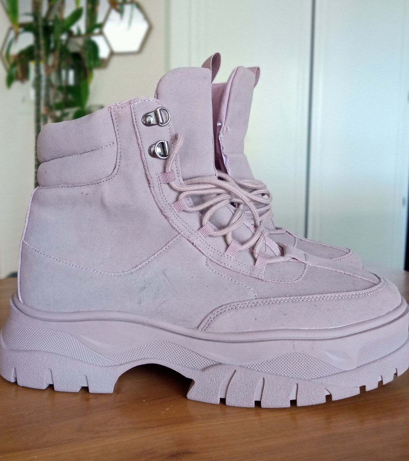 ASOS FAUX LEATHER MILITARY PLATFORM BOOT MENS 10 BRAD NEW NO BOX