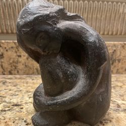 Vintage Austin Productions “Seated Girl” Sculpture 