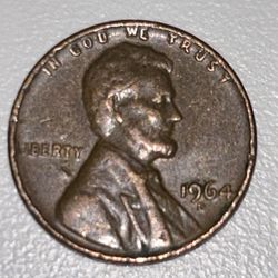 1964 D Penny