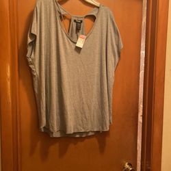 Deb Women Top Grey 3X