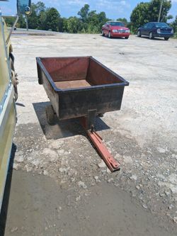 Pull behind yard trailer  cart