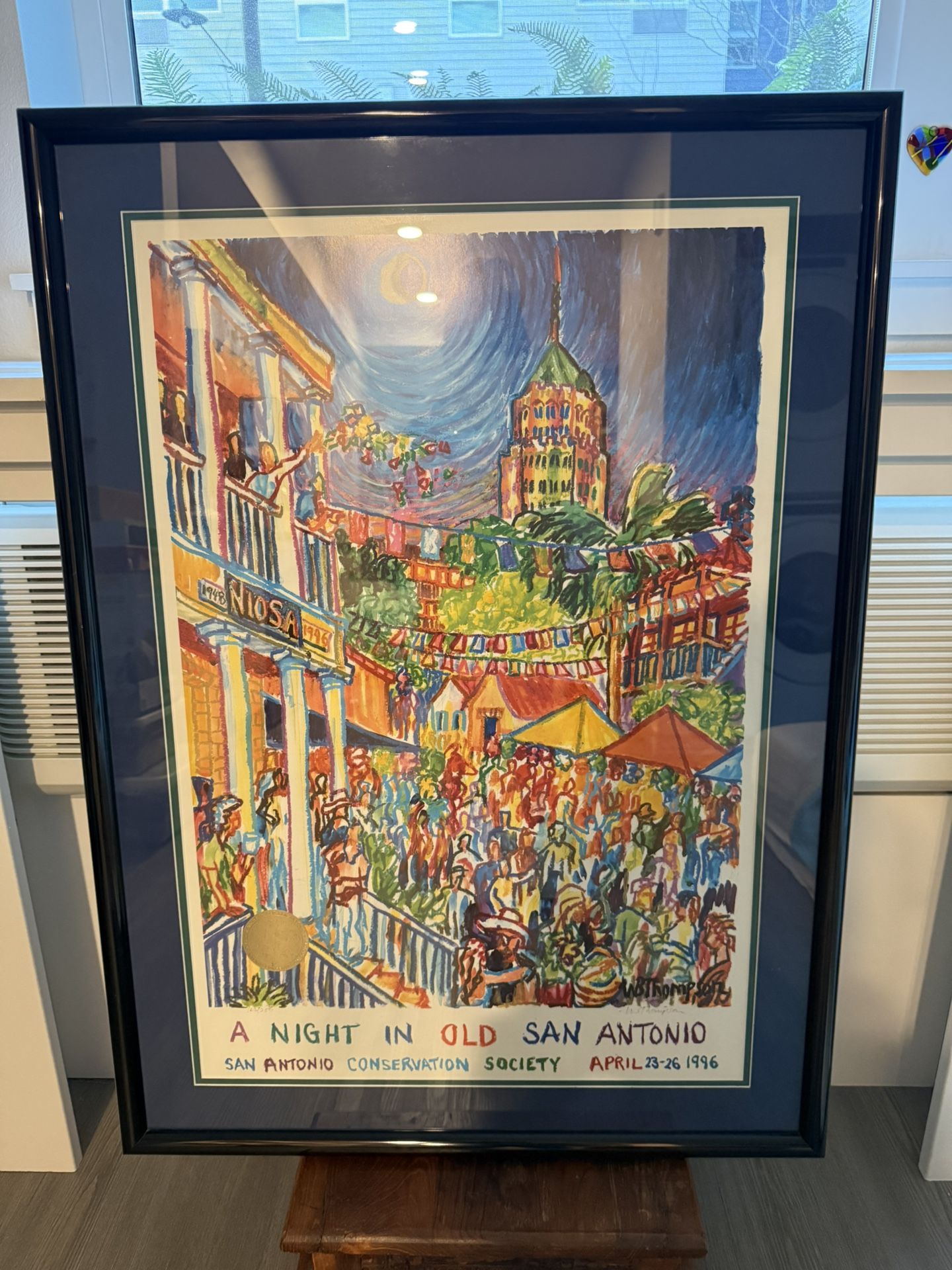Professionally Framed “Festival Luna” Limited Print with Seal and Certificate 