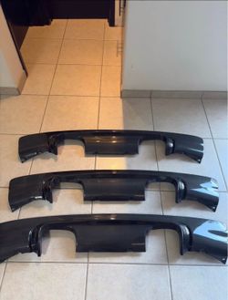 carbon fiber rear bumper diffuser designed for the BMW E46 M3 CSL style