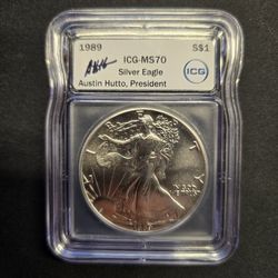 1989 SILVER EAGLE MS70