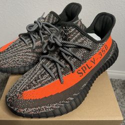adidas Yeezy Boost 350 V2 Carbon Beluga Size 8 