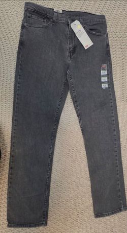 Levi's Men's 32x30 Slim Fit Flex Jeans - Gray/ Black