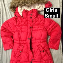 Girls Small Puffer Coat Jacket 
