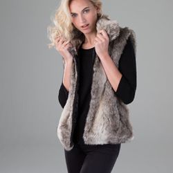 Faux Fur Vest NWOT $130 Retail 