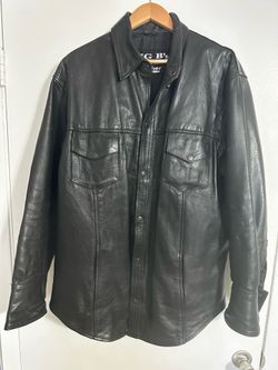 🔥🔥🔥Heavy Real Leather Shirt/Jacket  2xl🔥🔥🔥