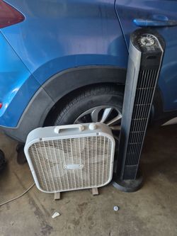 Lasko Box Fan and Tower Fan Set
