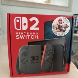 Nintendo Switch 2 With Mario Kart Bundle 
